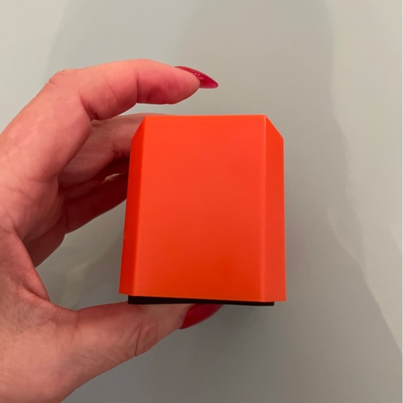 Colorful orange Tape Dispenser for Desk Office Home Decor Like New Boho - Picture 2 of 6